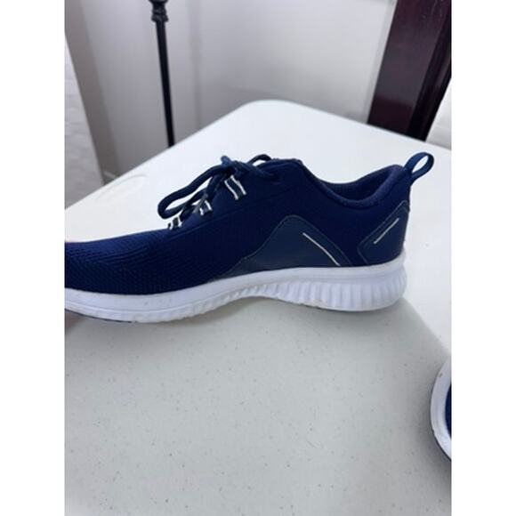 "FILA" Men's Athletic Sneakers, Navy, No Insole, Size 12, Washed, Prer-owned - Picture 4 of 12